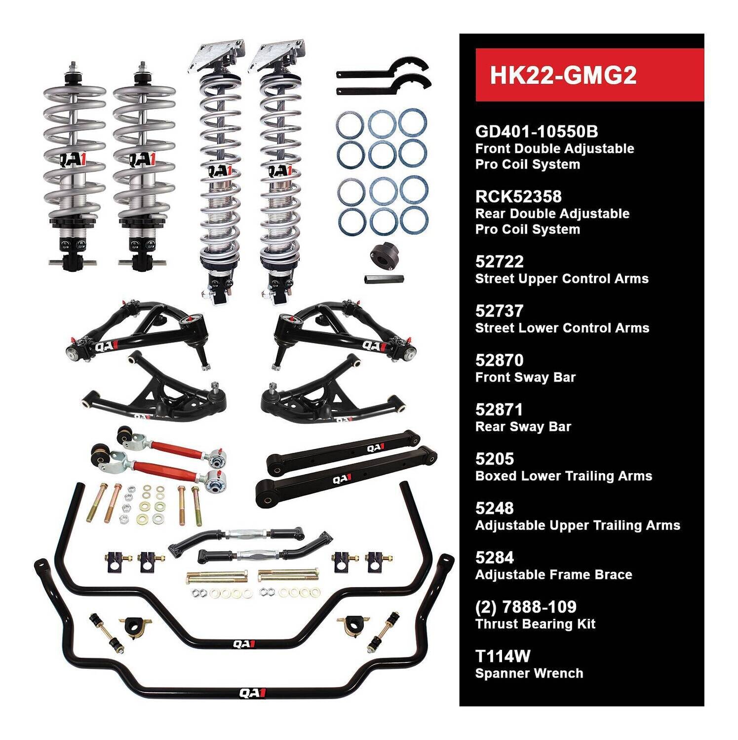 QA1 Level 2 Handling Kit for 69-72 Grand Prix &amp; 70-72 Monte Carlo