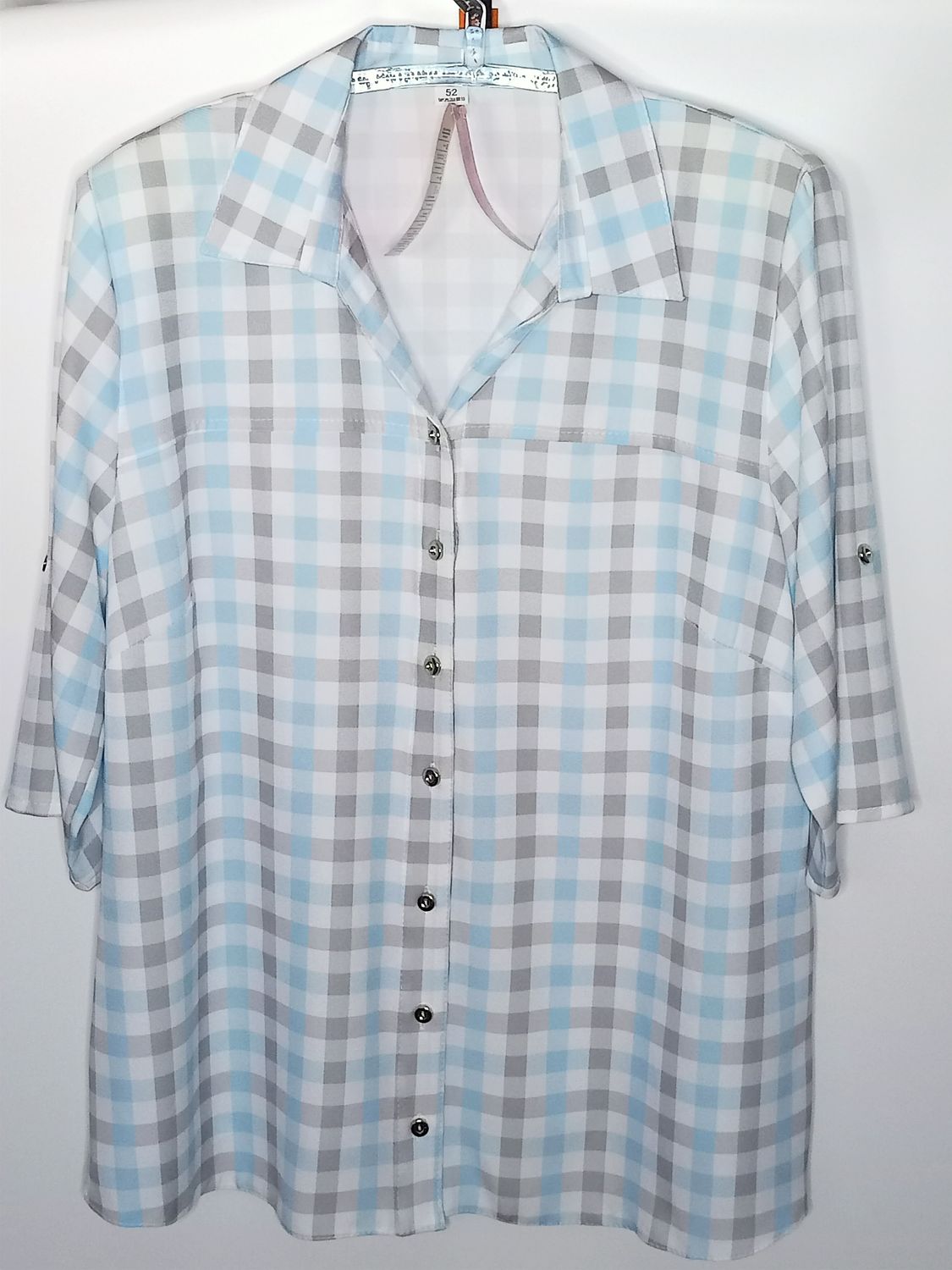 Elegancka bluzka koszulowa plus size