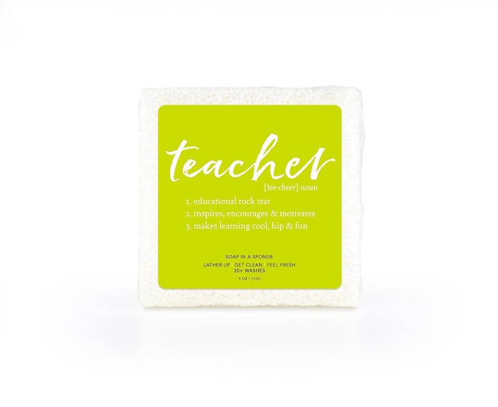 Teacher Soap in a Sponge