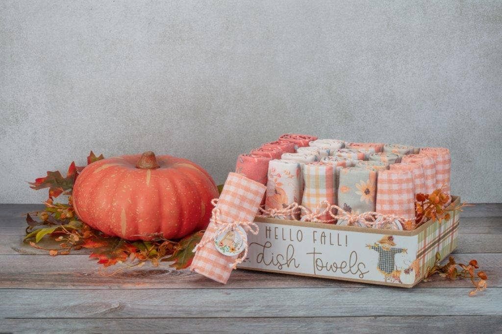 "Hello Fall" Assorted Display of Designer Towels