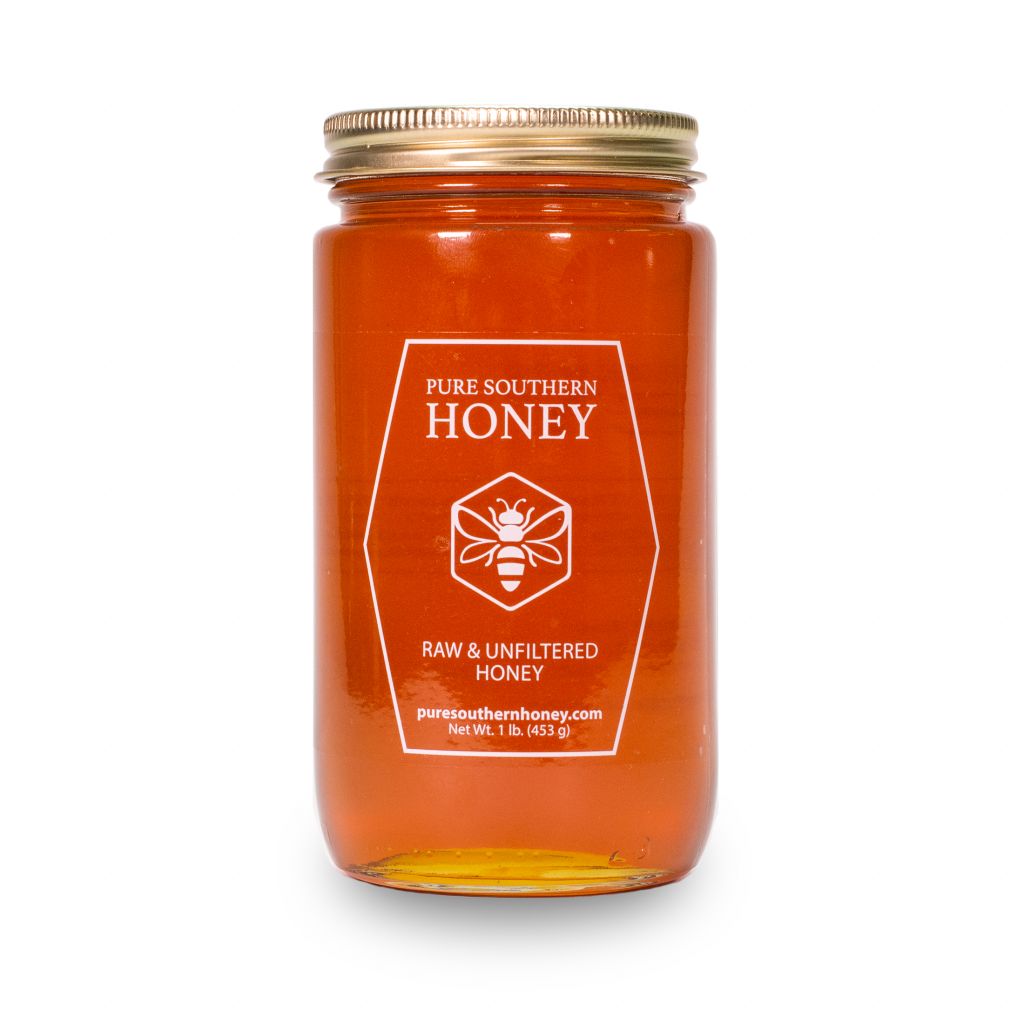 Honey 1 Lb (12 Jars) Raw, Unfiltered, and Unheated