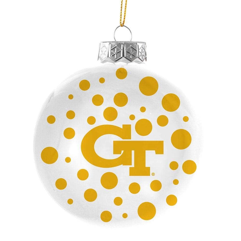 Polka Dot Ball Ornament, Georgia Tech