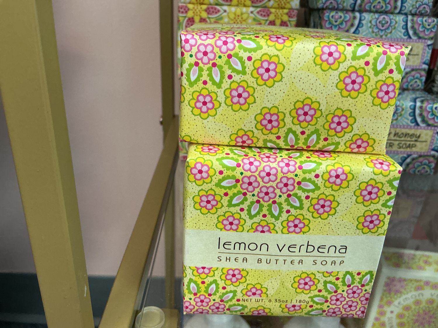 Greenwich Bay 6.35 oz soap square lemon verbeena