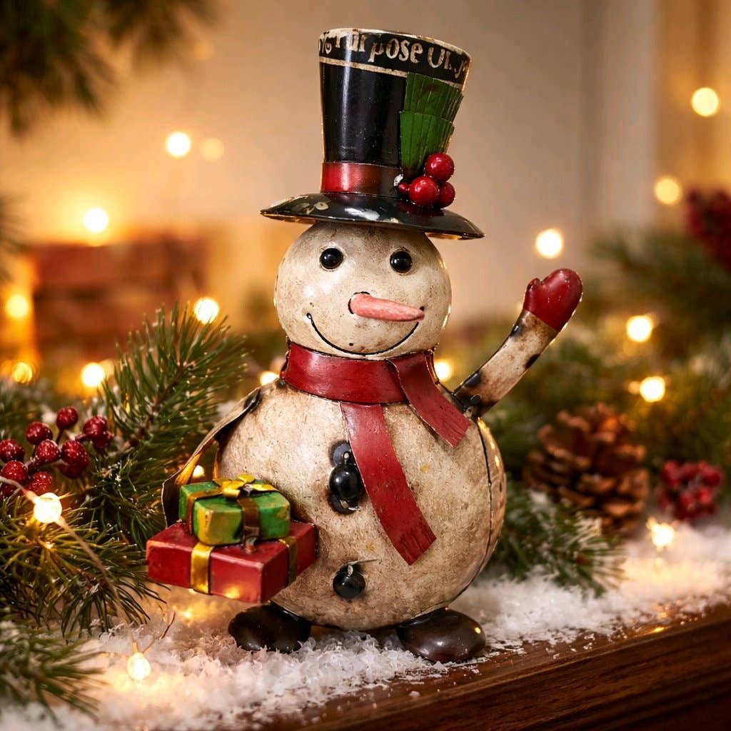 Shiver Snowman 7.75x6x11.5in