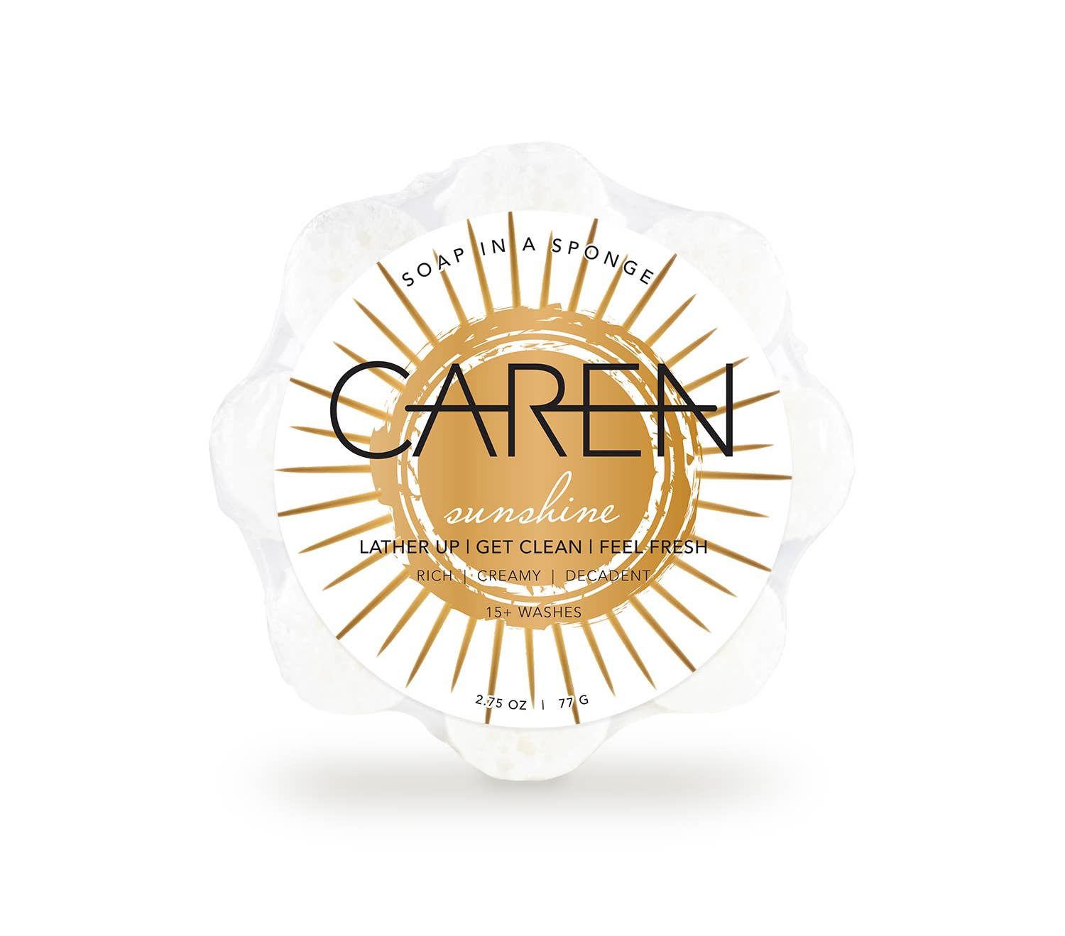 Caren Soap Sponge | Sunshine | White Daisy