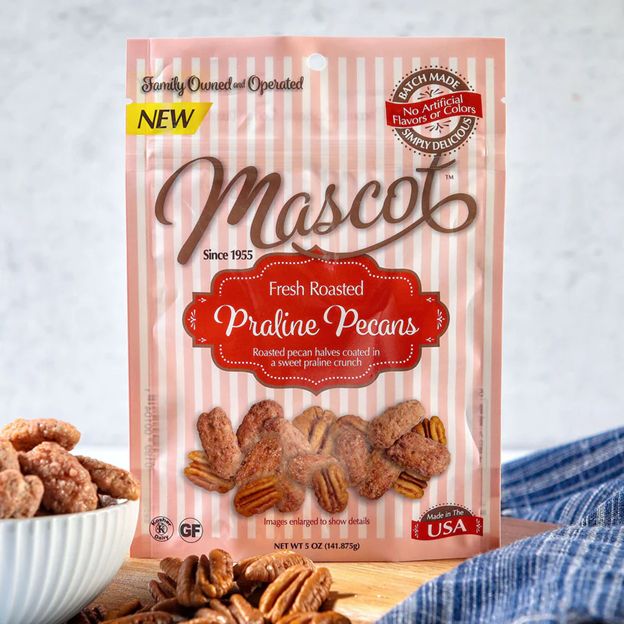 Praline Pecans Stand Up Pouch