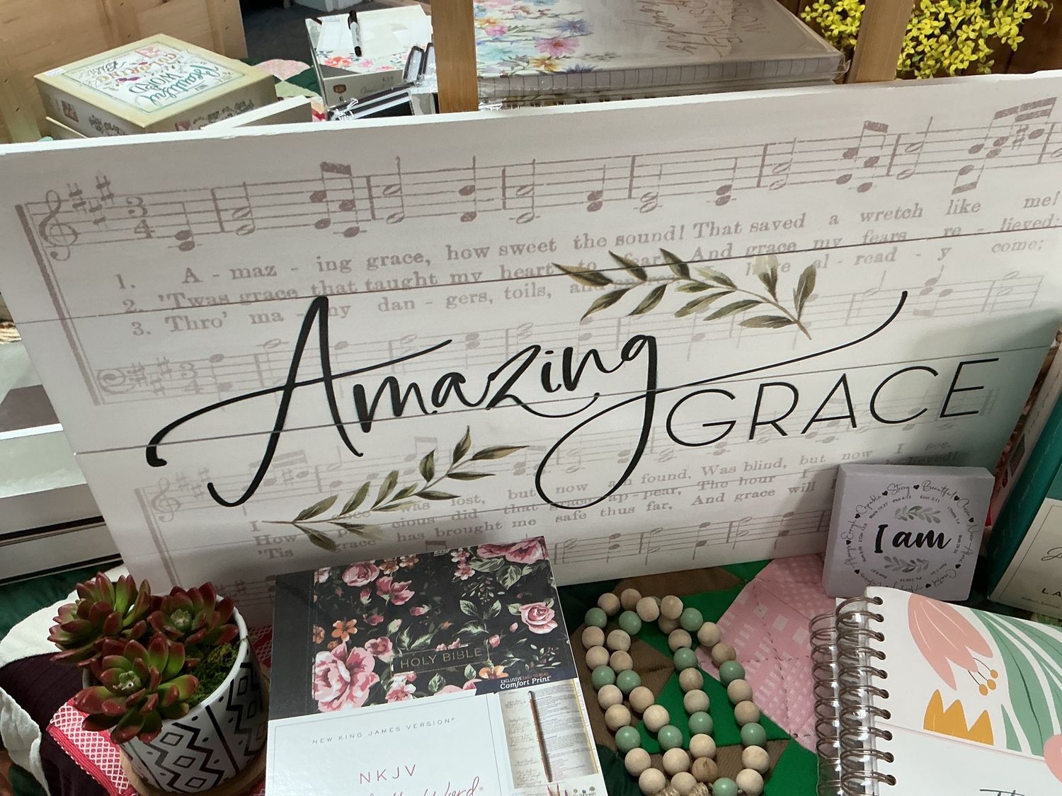 Amazing Grace 24x14 sign