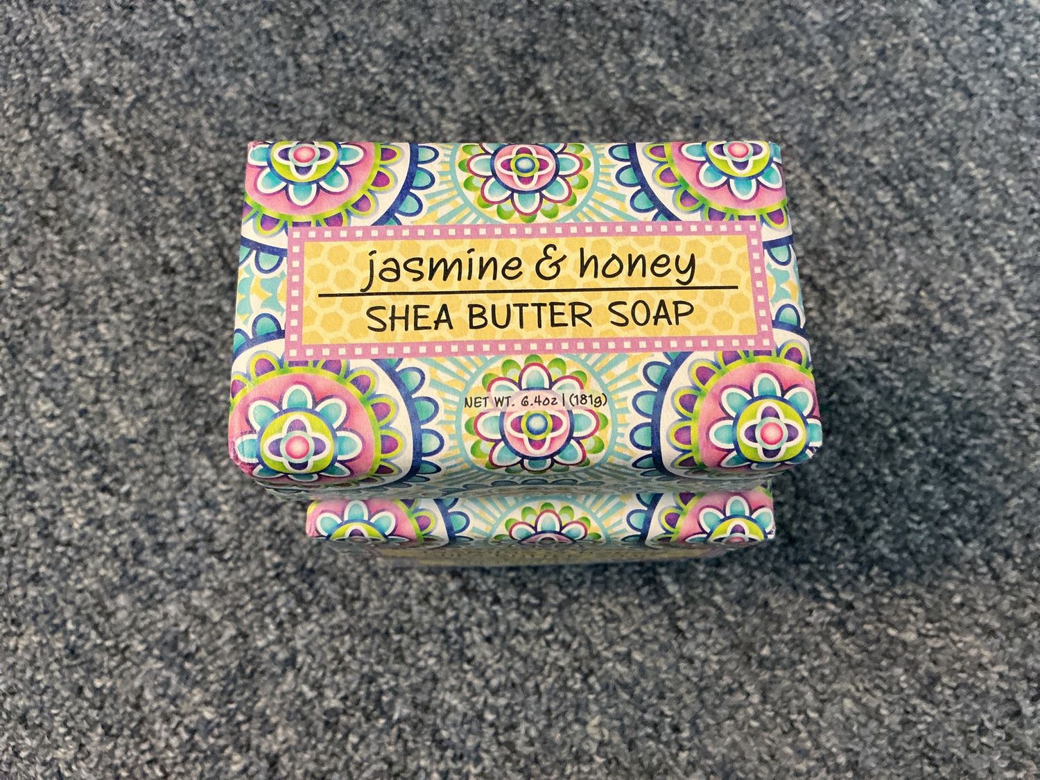 Greenwich Bay 6.4 oz wrapped soap block jasmine &amp; honey