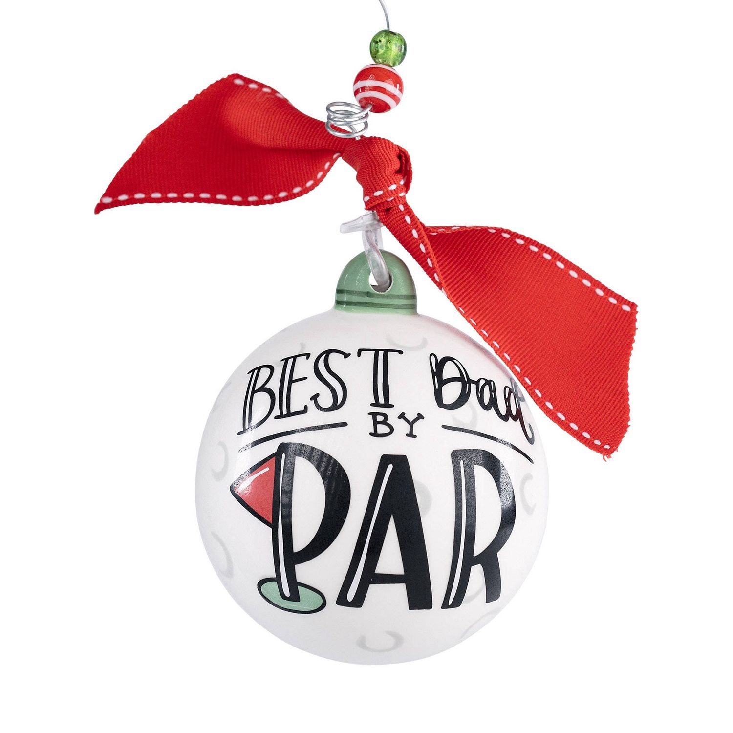 Best Dad by Par Christmas Ornament - Father's Day