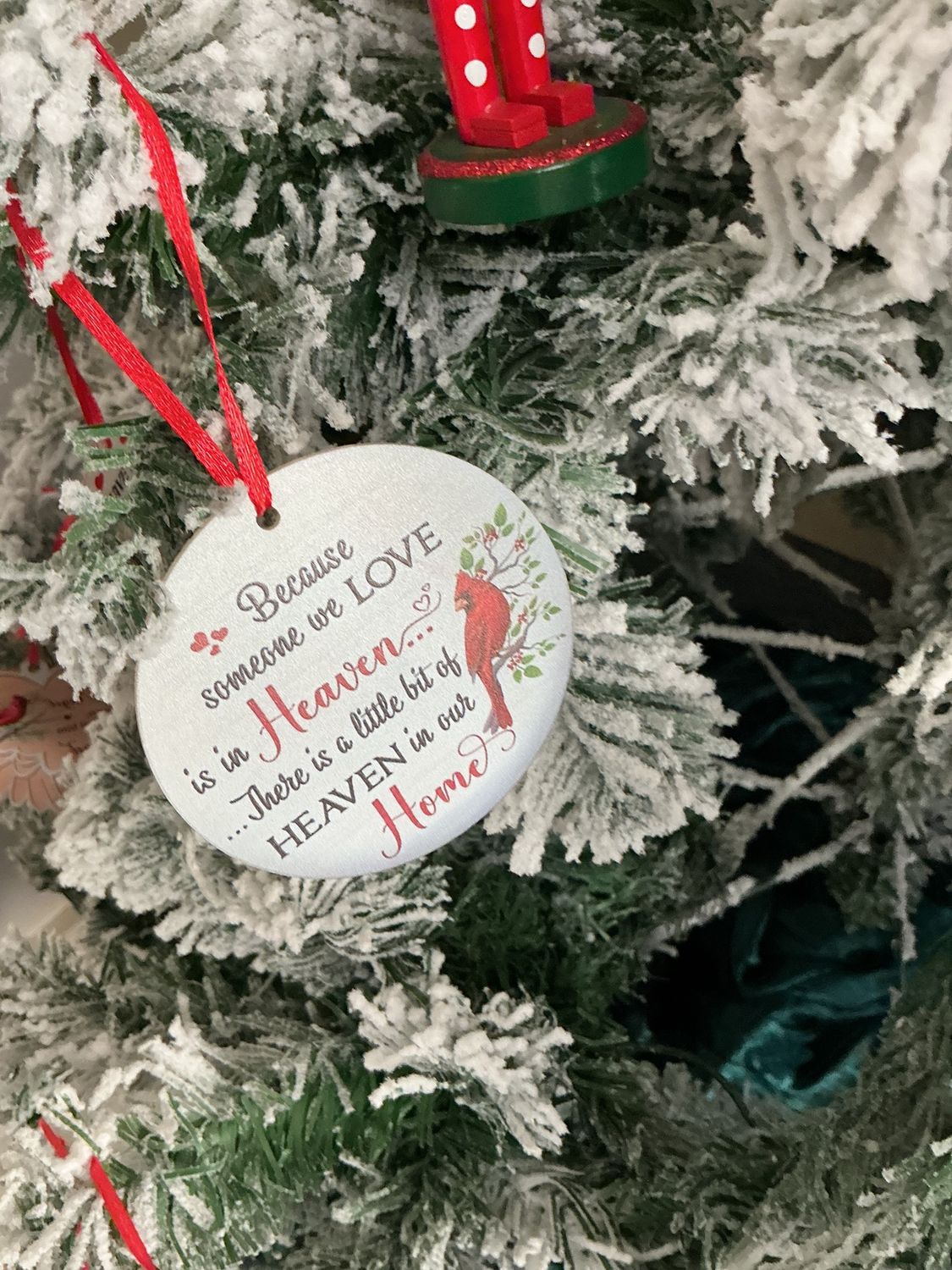 2D acrylic Christmas Ornaments with various words assorted