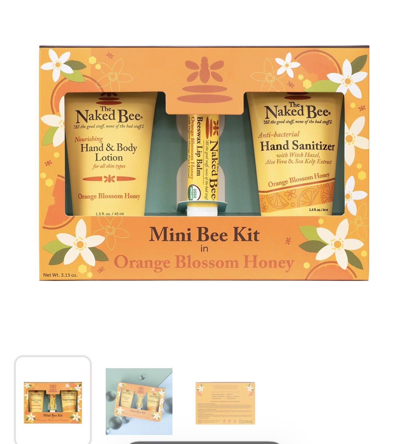 Orange Blossom Honey Mini Bee Kit