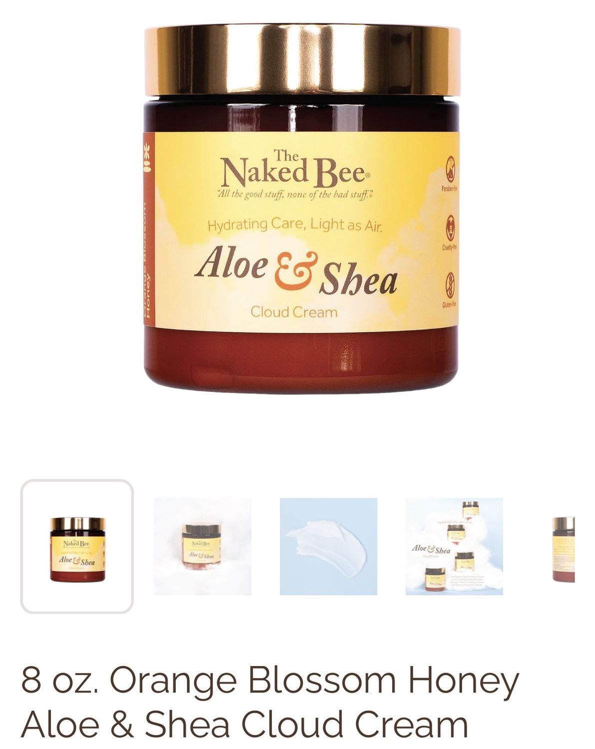 Orange Blossom Honey Aloe &amp; Shea Cloud Cream