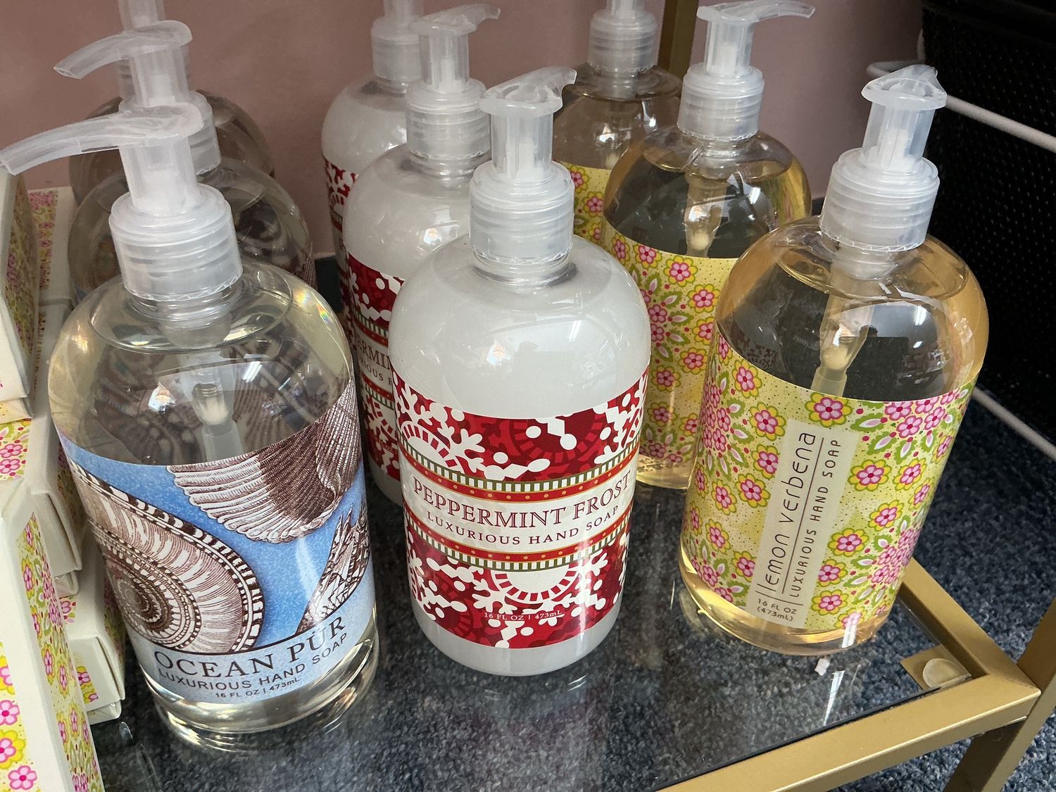 Greenwich Bay 16 fl oz hand soap peppermint frost