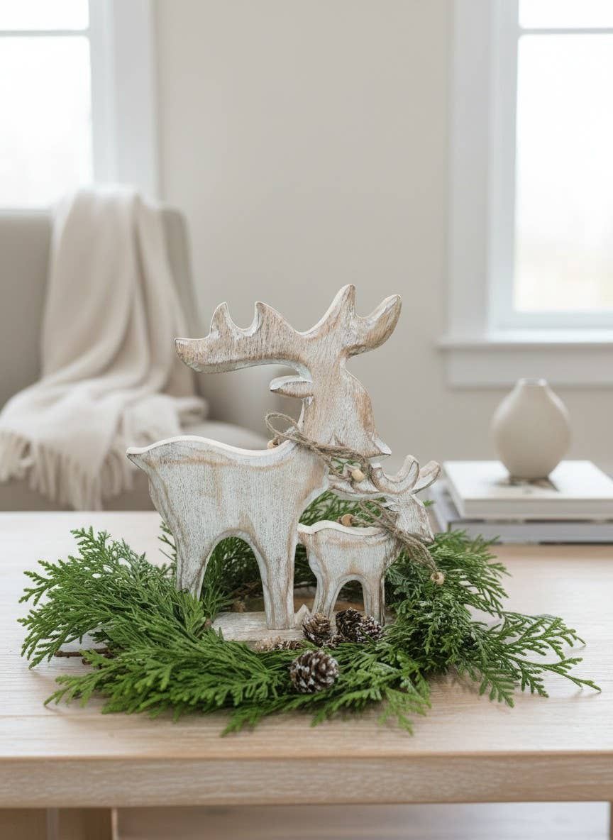 Reindeer Family 8.5x10.5in