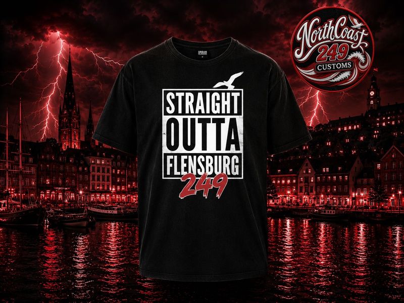 North Coast Customs North Coast Customs "Straight Outta Flensburg" T-Shirt