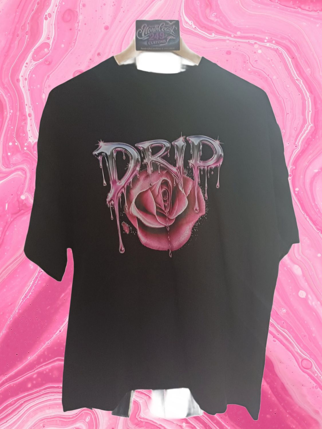 North Coast Customs "Drip Rose" Lady T-Shirt
