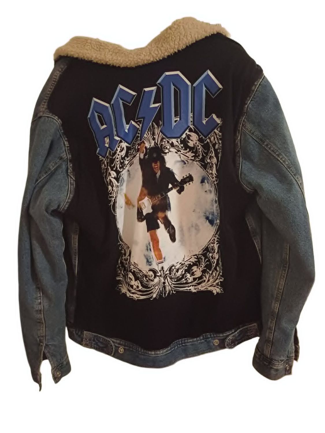 Upcycling - Jack & Jones x AC/DC x North Coast Customs Denim Jacke Upcycling - Jack & Jones x AC/DC x North Coast Customs Denim Jacke