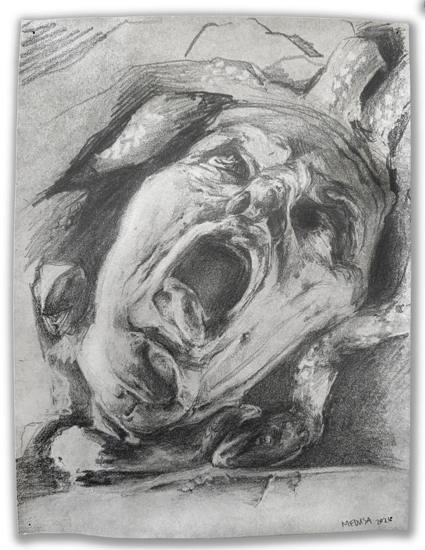 Study of the Head of Medusa (Palace of Versailles)