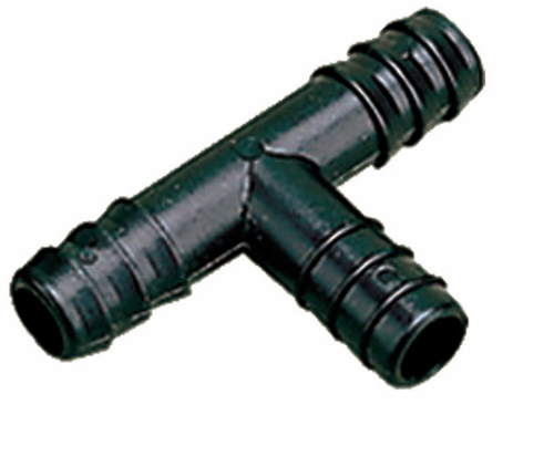Conector tubo de goma en T 12 mm