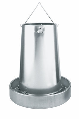 Comedero metálico de tolva colgante 20 Kg.