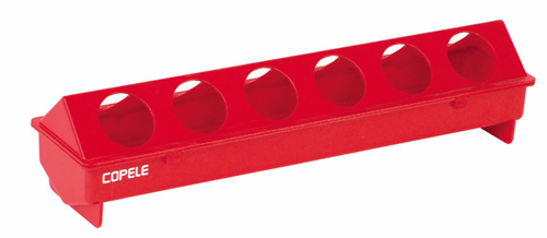 Comedero plastico huecos 1 edad 50 cm