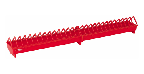 Comedero plastico  rejilla estrecha 1 edad 100 cm