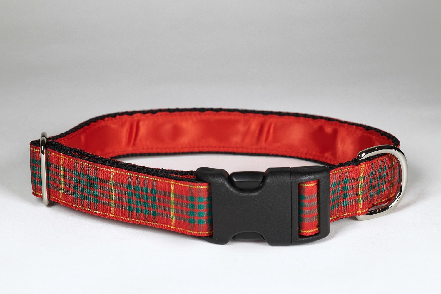 Collar - Tartan - 1 inch - Cameron Red
