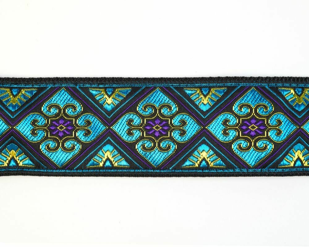 Collar - Designer - 2 inch - Copenhagen  Purple, Style: Side Release