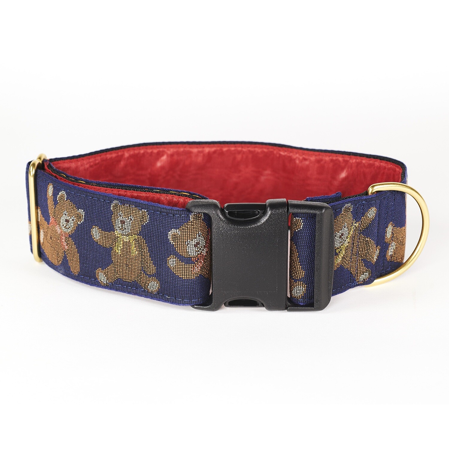 Collar - Designer - 2 inch - Teddy Bears / Navy