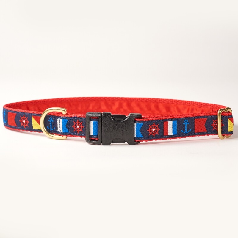 Collar - Designer - 3/4 inch - Nautical Emblems