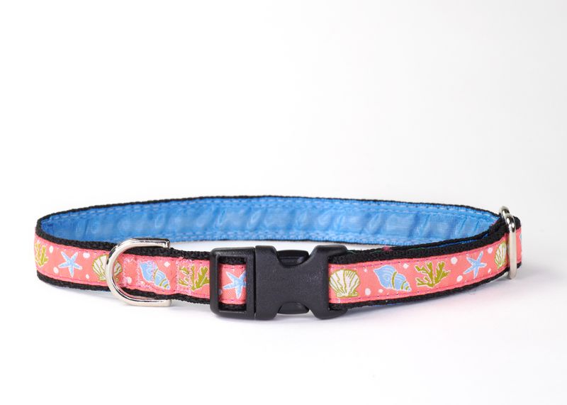 Collar - Designer - 5/8 inch - Sea Fauna