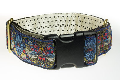 Collar - Designer - 1 inch - Strawberry Thief
