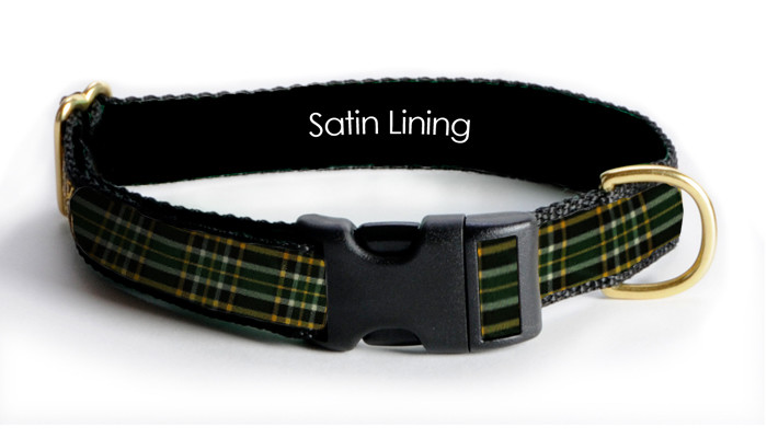 Collar - Tartan - 1 inch - Irish National Tartan