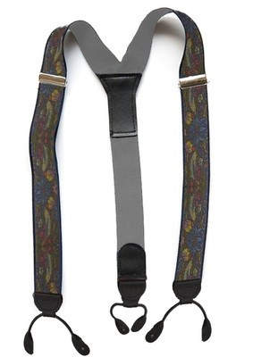 Suspenders - Designer - Strawberry Thief