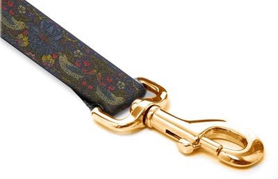 Leash - Designer - 1-inch - Strawberry Thief