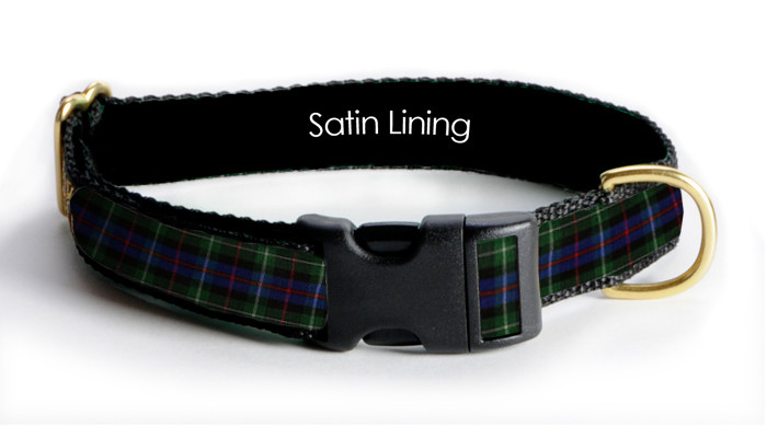 Collar - Tartan - 1-1/2 inch - Rose Tartan