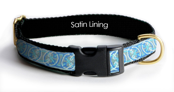 Collar - Celtic - 1-1/2 inch - Celtic Fantasy Blue