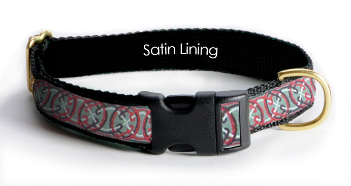 Collar - Celtic - 1-1/2 inch - Celtic Fantasy Red