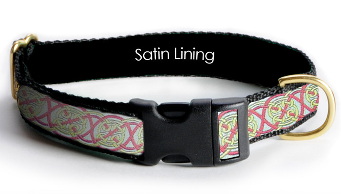 Collar - Celtic - 1-1/2 inch - Celtic Landscape  Red