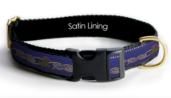 Collar - Celtic - 1-1/2 inch - Thistle Blue