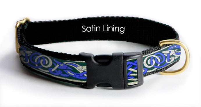 Collar - Celtic - 2-inch - Celtic Hound Purple Gold