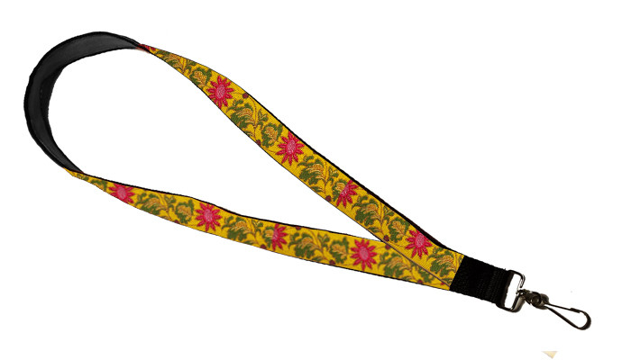 Lanyard - Ornamental Daisy Yellow