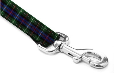 Leash - Tartan - 1-inch - Rose Tartan