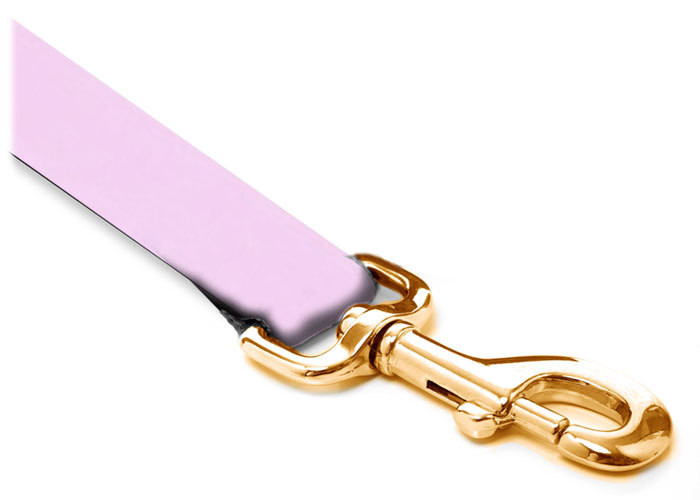 Leash - Velvet - 3/4-inch - Baby Pink