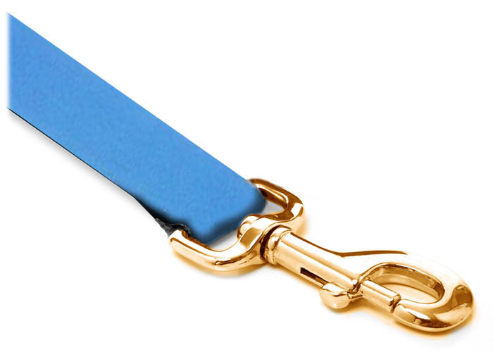 Leash - Velvet - 3/4-inch - Cornflower Blue