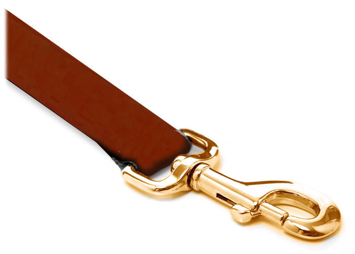 Leash - Velvet - 3/4-inch - Sienna