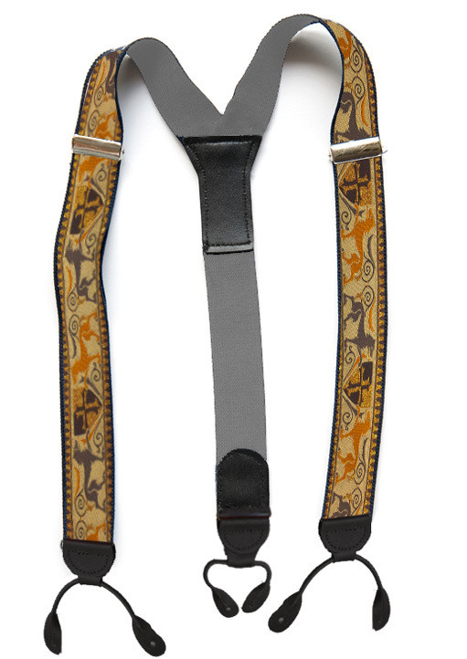 Suspenders - Designer - Kenyan Ecru