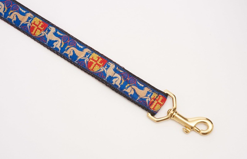 Leash - Designer - 1-inch - Kenyan Blue
