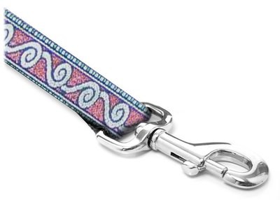 Leash - Celtic - 1-inch - Celtic Spiral  Red/Silver