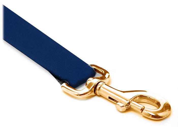 Leash - Velvet - 1-inch - Navy